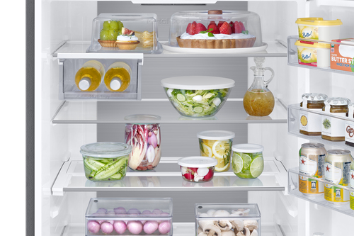 Samsung Series 8 SpaceMax RB53DG703CS9EU 70/30 Smart Fridge Freezer - Silver/Grey - image 3