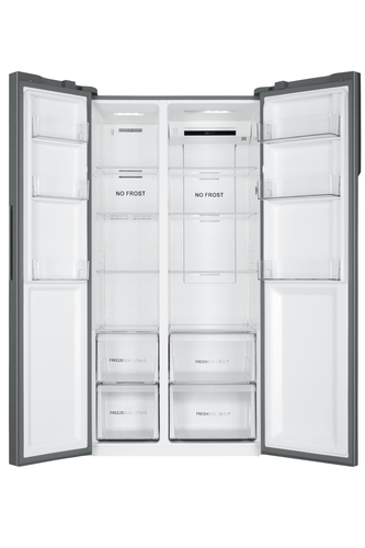 Haier HSR3918ENPG American-Style Fridge Freezer - Silver/Grey - image 2