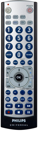 Philips SRU3006 6in1 Big button Universal remote control