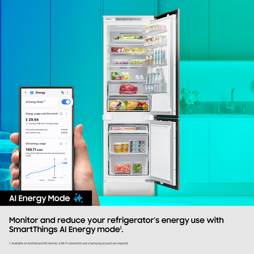 Samsung BRB70F26CEF0EU 178cm Series 6 Integrated 70/30 Frost Free Fridge Freezer - image 5
