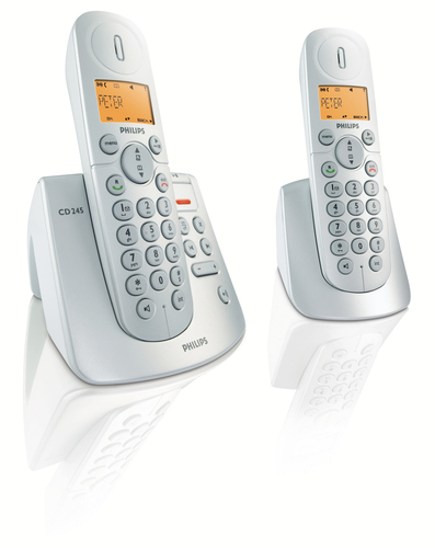 Philips Cordless phone answer machine CD2452S/05