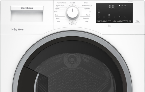 Blomberg LTP18320W 8kg Freestanding Heat Pump Tumble Dryer with Sensor Programmes – image 3