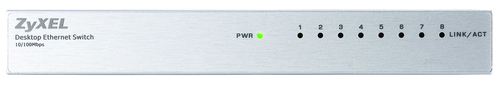 Zyxel ES-108P 8-port Desktop Ethernet Switch – image 2