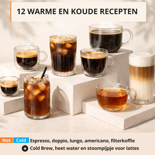 Krups Sensation Hot & Cold EA913H Noir – Photo 2 sur 10