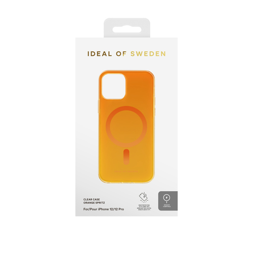 iDeal of Sweden Clear Case MagSafe iPhone 12 / 12 Pro Orange Spritz – image 2