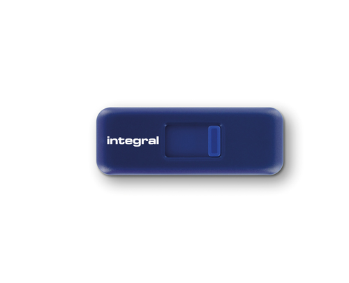 Integral 16GB USB3.0 DRIVE SLIDE BLUE UP TO R-80 W-10 MBS