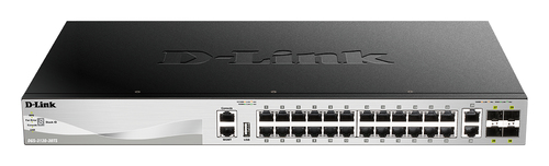 D-Link DGS-3130-30TS/E network switch Managed L3 Gigabit Ethernet (10/100/1000) Grey