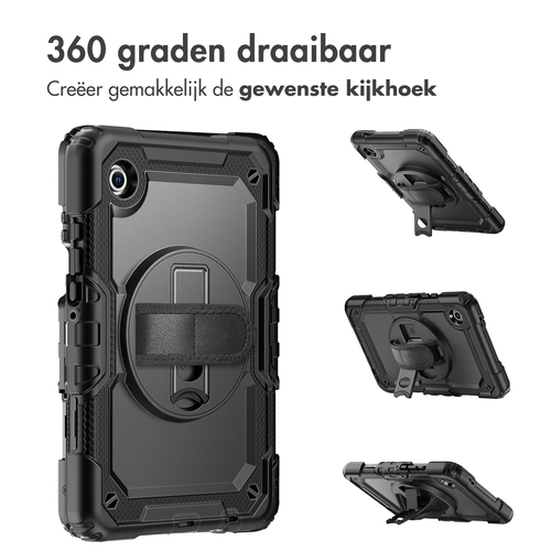 Accezz Rugged Backcover met schouderstrap voor de Samsung Galaxy Tab A11 Plus – Zwart, afbeelding 5