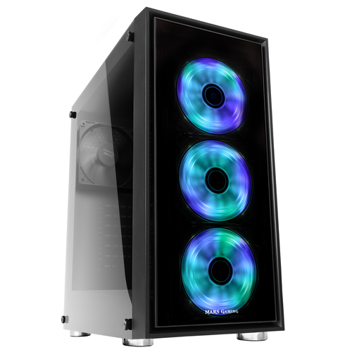 Mars Gaming MC7 computer case Midi Tower Black – image 4