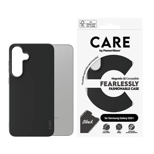 PanzerGlass CARE™ by PanzerGlass® Case Black w. Qi Compatible Samsung Galaxy S25+ – image 2