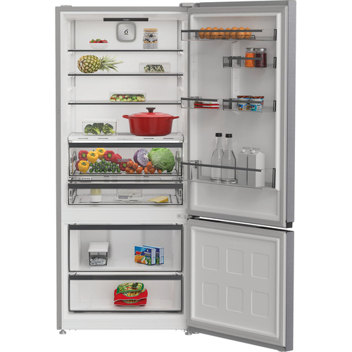 Whirlpool WHK2 6553 X5E Koel-vriescombinatie Zilver, afbeelding 3