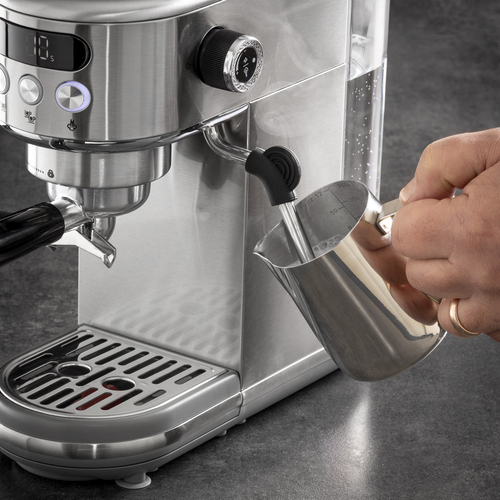 Daewoo Digital Display 20 Bar Espresso Machine FIlter Coffee Maker Pro Milk Frother in Silver - Silver - Size: One Size - image 5