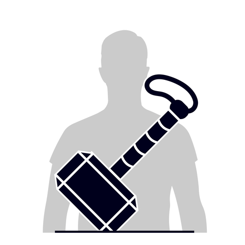 Spin Master Marvel: 4D Build - Thor Mjolnir Hammer 3D Puzzel, afbeelding 7