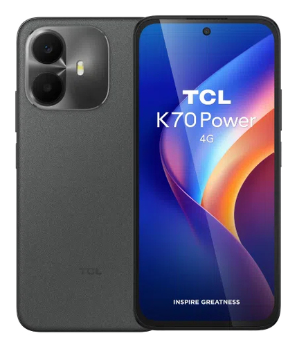 TCL K70 Power 4G 17,3 cm (6.8") Две SIM-карты Android 16.0 USB Type-C 6 GB 128 GB 6500 mAh Серый