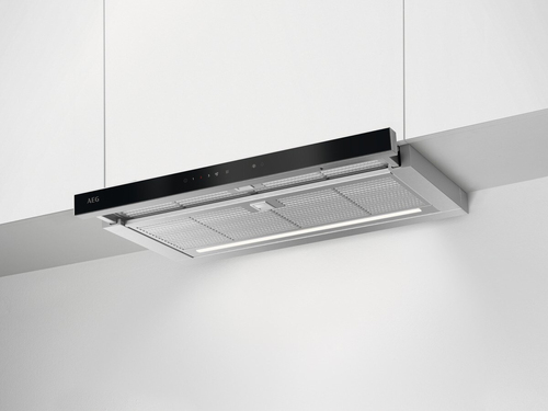 AEG GDP866PL Semi built-in (pull out) Stainless steel 650 m³/h