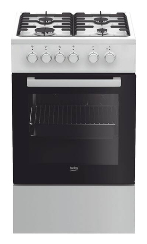 Beko FSS52001DWNL Freestanding cooker Electric Gas White