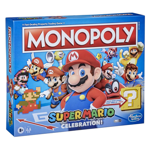 Hasbro Gaming Monopoly Super Mario Celebration Board game Учебный