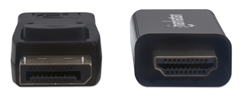 Manhattan Cable DisplayPort 1.1 a HDMI, 1080p@60 Hz, 1,8 m, macho a macho, DP con pestaña de bloqueo, negro, no bidireccional, garantía 3 años imagen 3