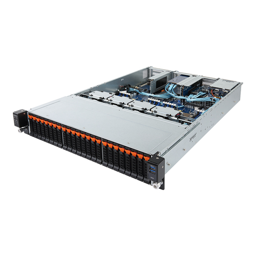 GIGABYTE R281-NO0 Intel® C621 LGA 3647 (Socket P) Rack (2U) Black, Grey