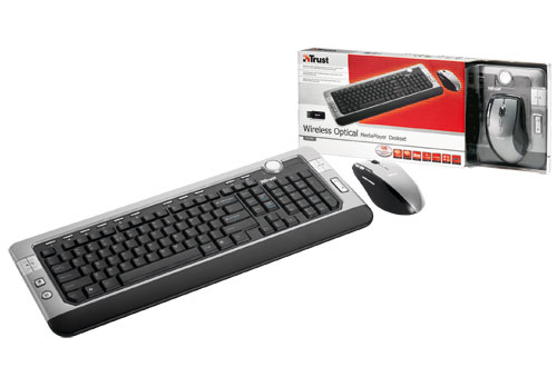 Trust Wireless Optical MediaPlayer Deskset DS-3700R DE