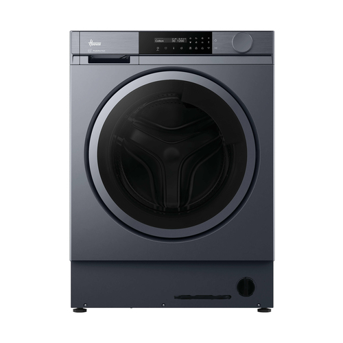 Hoover H-Wash 600 HBSI410CRL8GU-80 Integrated 10kg WiFi Connected Washing Machine with 1400 rpm - Anthracite - A Rated, Grey - image 1