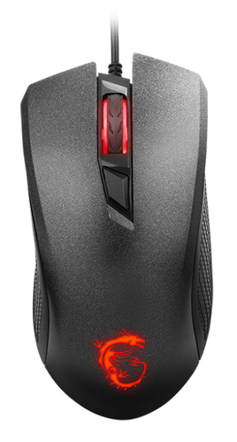 MSI Clutch GM10 компьютерная мышь Игровой Для правой руки USB тип-A Оптический 2400 DPI
