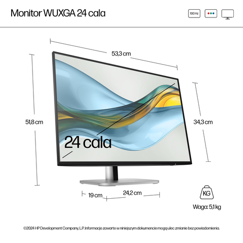 HP Inc. Monitor S5 Pro 524pn WUXGA         9D9A7AA#ABB