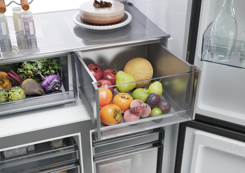 Haier Cube 90 Series 7 HCR79F19CNMD side-by-side refrigerator Freestanding – image 8