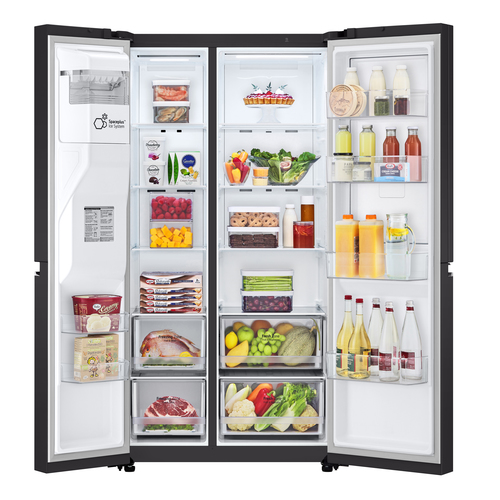 LG GSJV70WBTF.AWBQEUR side-by-side refrigerator Freestanding – image 3