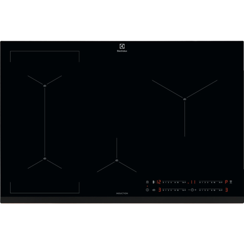 Electrolux EIS82449 Черный Встроенный 80 cm Плита с зонами индукции 4 зона(ы)