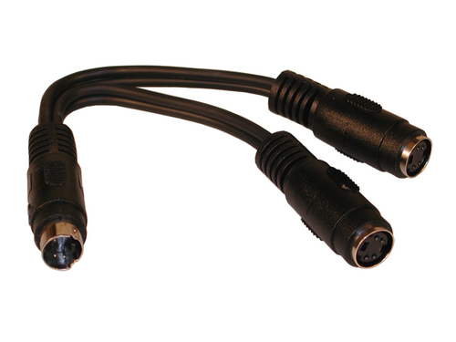 Sandberg S-video Y-cable, 1xM->2xF