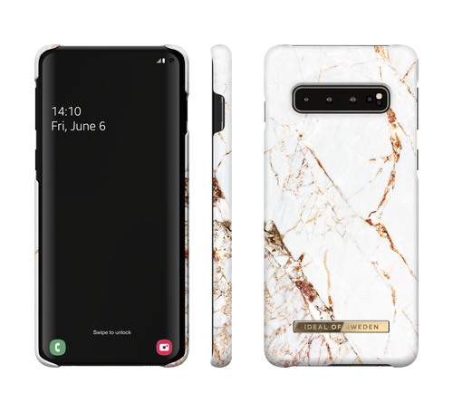 iDeal of Sweden Printed Case Galaxy S10 Carrara Gold – image 2