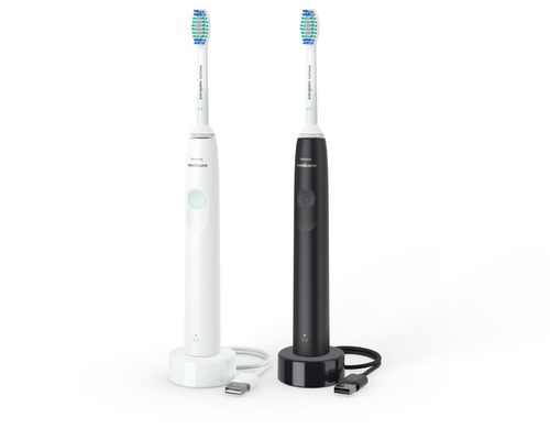 Philips HX3665/04 electric toothbrush Adult Sonic toothbrush Black, White