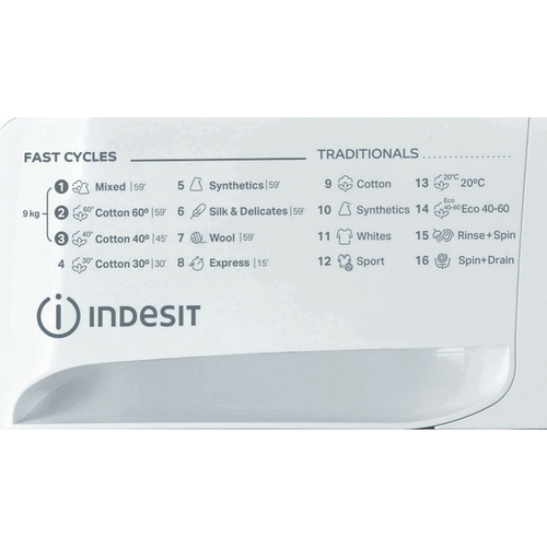 Indesit Mtwc 91495 W UK N - White 9KG Washing Machine - 1400 Rpm - B energy White - image 8