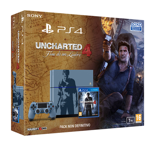 Sony Interactive Entertainment PS4 1TB + Uncharted 4 Limited Edition