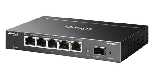 OMADA 5PORT 2.5GBASE-T EASY MANAGED SWITCH WITH 1 10GE SFP+