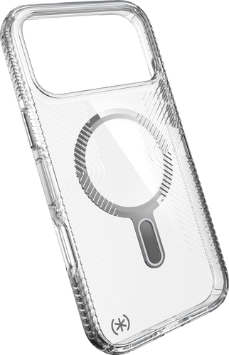Speck Presidio Perfect Clear Grip + ClickLock Apple iPhone 17 Pro Max Clear - with Microban – image 1