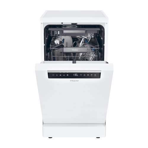 Haier I-Pro Shine Series 5 XF1C3TB1FW-80 Wifi Connected Slimline Dishwasher - White - C Rated, White - image 3
