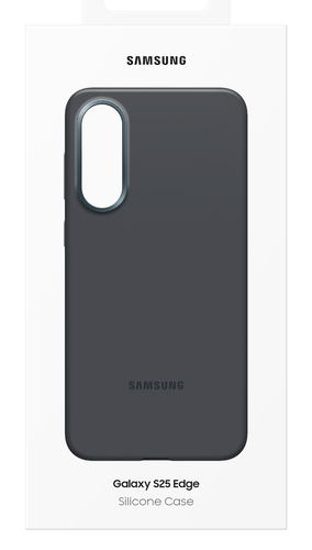 Samsung Galaxy S25 Edge Backcover aus Silikon Schwarz – Foto 7 von 7