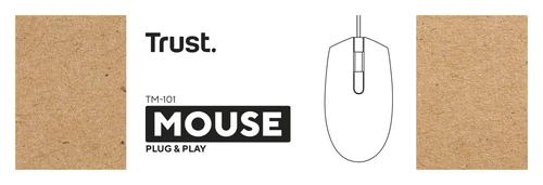 Trust TM-101 Wired Mouse Black 24274 - image 4