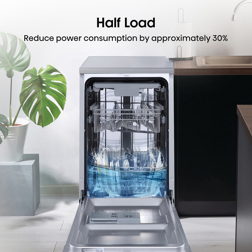Hisense HS523E15XUK Slimline Dishwasher - Stainless Steel - E Rated, Stainless Steel - image 8
