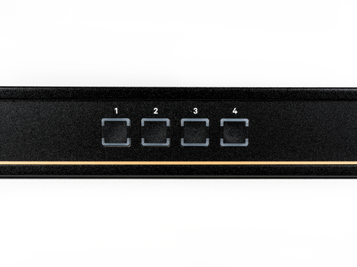 Vertiv Avocent 1x4 KVM switch with USB, push (touch) button switching, keystroke switching, cascade support, internal power supply – image 4