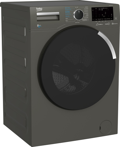 Beko WDEY854P44QG washer dryer Freestanding Front-load Graphite