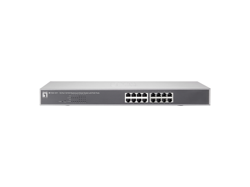 LevelOne 16-Port Web Smart Fast Ethernet PoE Switch, 802.3af PoE – image 4