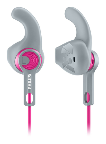Philips ActionFit SHQ1300PK/27 headphones/headset Wired In-ear Grey, Pink