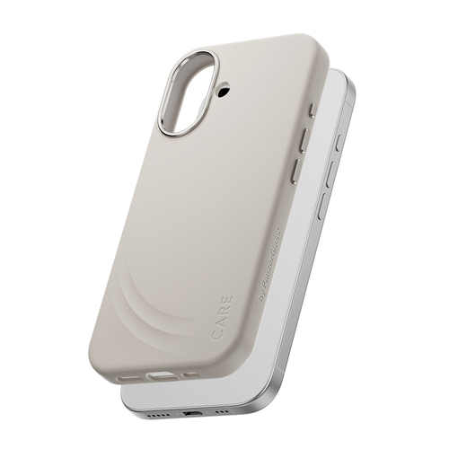 PanzerGlass CARE™ by PanzerGlass® Flow Case Vanilla w. Haptic Button & MagSafe iPhone 17