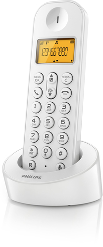 Philips D1201W/TR telephone DECT telephone Caller ID White