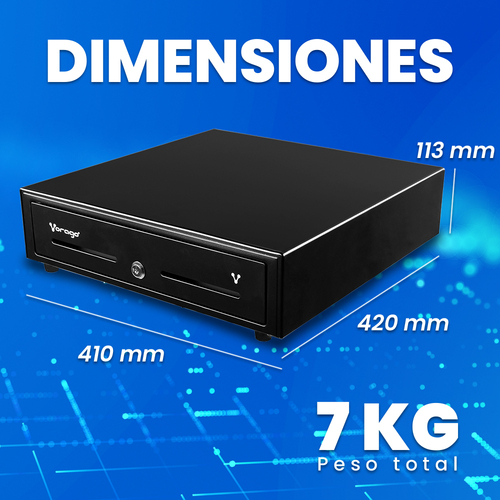 Cajon de dinero VORAGO CD-100