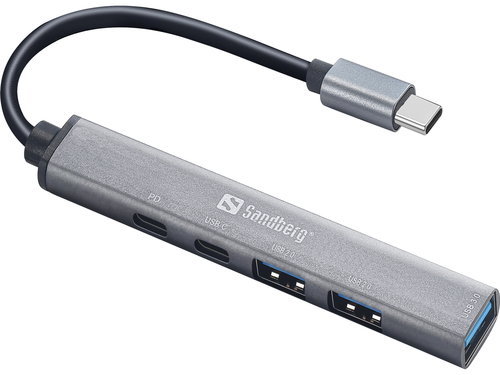 Sandberg USB‑C to 3xUSB‑A + 2xUSB‑C Hub SAVER - USB‑C Hub, afbeelding 3