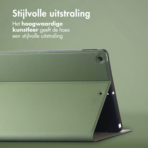Accezz Classic Tablet Case iPad 9 (2021) / iPad 8 (2020) / iPad 7 (2019) 10.2 inch - Groen, afbeelding 2
